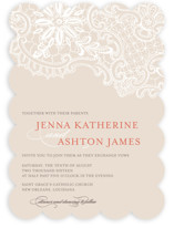 White Lace Wedding Invitations