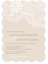 White Lace Wedding Invitations