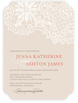 White Lace Wedding Invitations