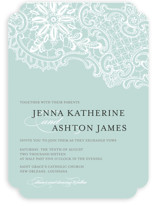 White Lace Wedding Invitations