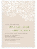 White Lace Wedding Invitations