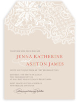 White Lace Wedding Invitations