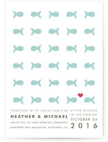 Only Fish for Me Wedding Invitations