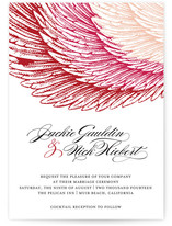 Royal Plumage Wedding Invitations