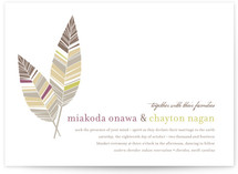 Spirit Feathers Wedding Invitations