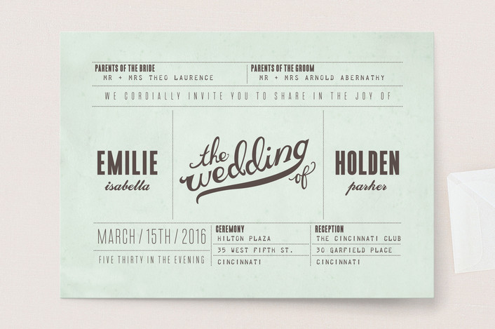 fun wedding invitations