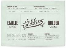 Mr. Laurence Wedding Invitations