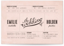 Mr. Laurence Wedding Invitations
