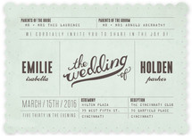 Mr. Laurence Wedding Invitations