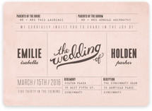 Mr. Laurence Wedding Invitations