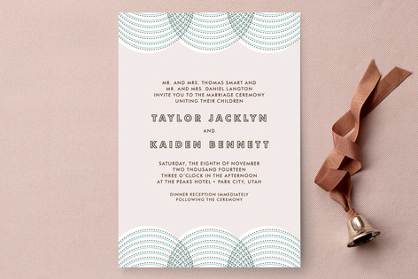 fanfare Wedding Invitations