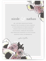 Belles Fleurs Wedding Invitations