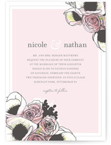 Belles Fleurs Wedding Invitations
