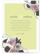 Belles Fleurs Wedding Invitations