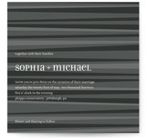 Grain Wedding Invitations