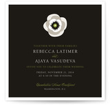 White French Anemone Wedding Invitations