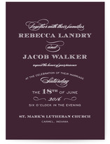 Soiree Wedding Invitations