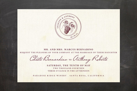 Tuscany Wedding Invitations