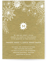 Knobbly Blooms Wedding Invitations