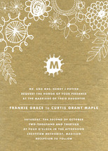 Knobbly Blooms Wedding Invitations