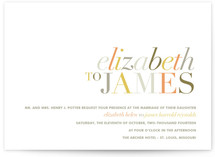 Tonality Wedding Invitations