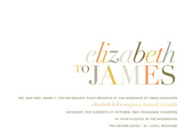 Tonality Wedding Invitations