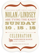 Bold Brackets Wedding Invitations