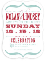 Bold Brackets Wedding Invitations