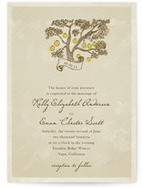 Whimsical Tree with Lanterns Wedding Invitations