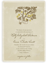Whimsical Tree with Lanterns Wedding Invitations