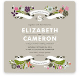 Banner and Branches Wedding Invitations