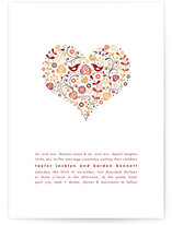 Love Birds Wedding Invitations
