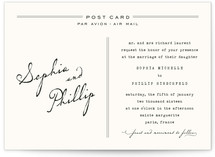 Air Mail Wedding Invitations