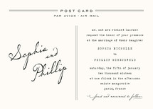 Air Mail Wedding Invitations