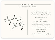 Air Mail Wedding Invitations