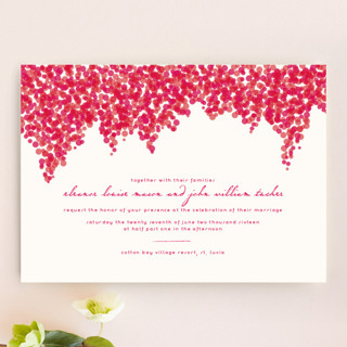 Bougainvillea Wedding Invitations