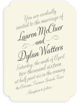 Just My Type Wedding Invitations