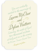 Just My Type Wedding Invitations