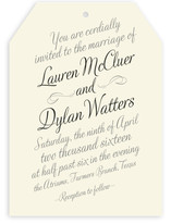 Just My Type Wedding Invitations