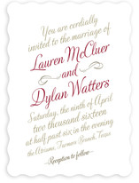 Just My Type Wedding Invitations