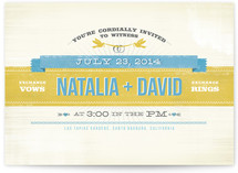 Festival Wedding Invitations