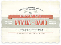 Festival Wedding Invitations