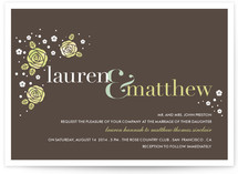 Rosettes Wedding Invitations