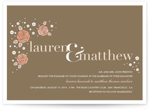Rosettes Wedding Invitations