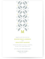Silver Leaf Wedding Invitations