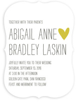 Passing Notes Wedding Invitations