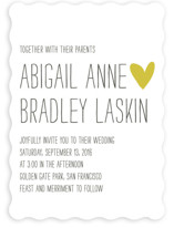 Passing Notes Wedding Invitations