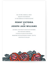 Rose Chic Wedding Invitations