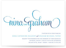Hip Swish Wedding Invitations