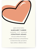 Pop Heart Wedding Invitations
